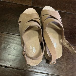 Dr Scholls Platform Sandals Size 6